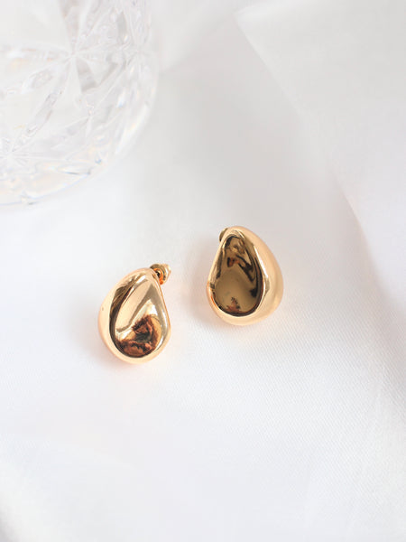 Golden Teardrop Earrings