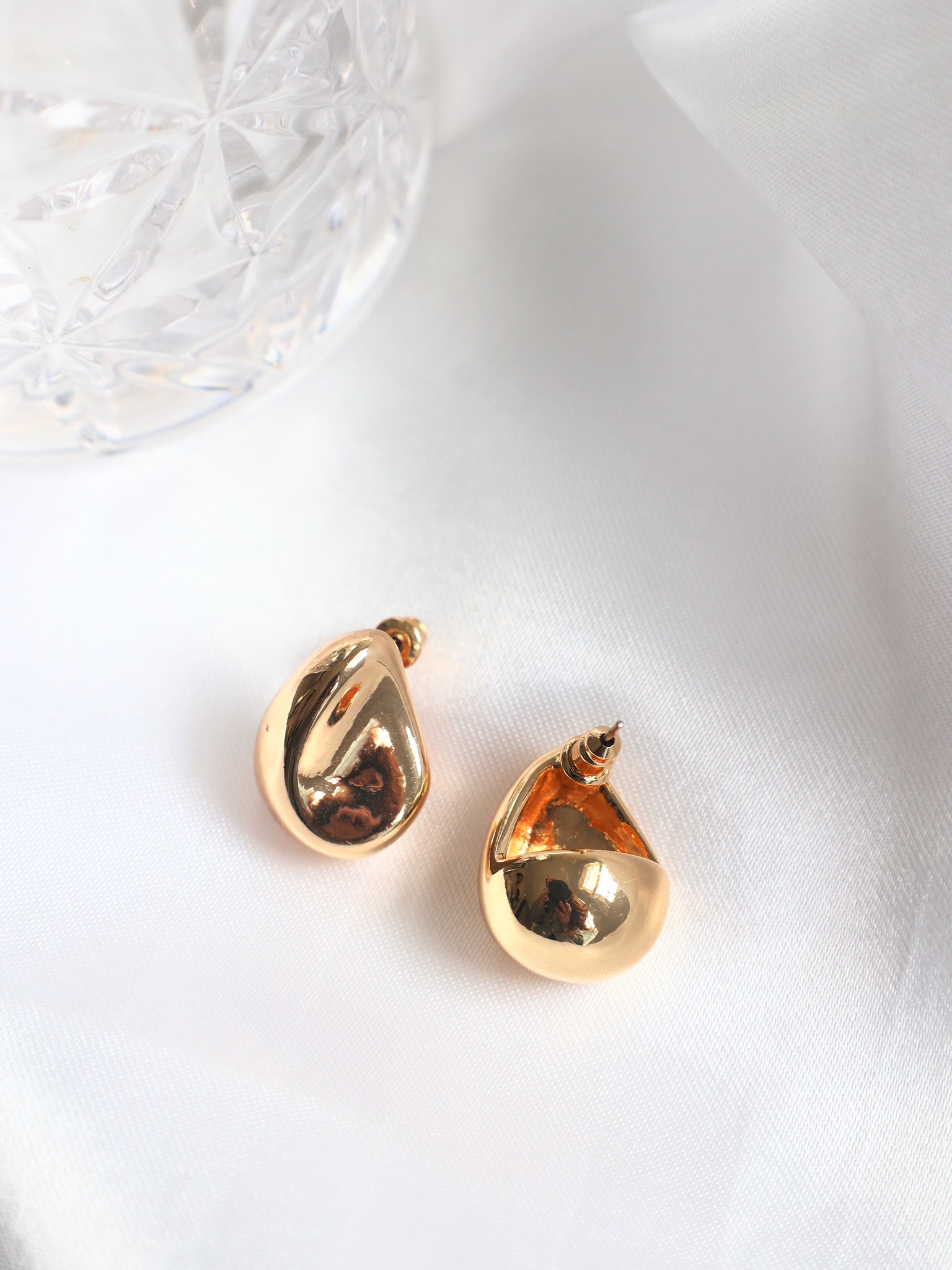 Golden Teardrop Earrings