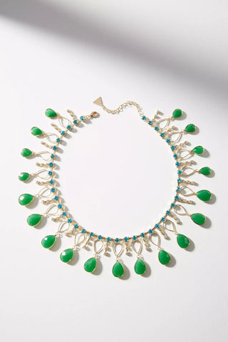 Teardrop Bib Necklace